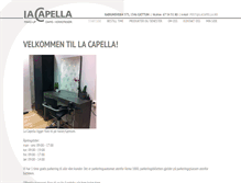 Tablet Screenshot of lacapella.no